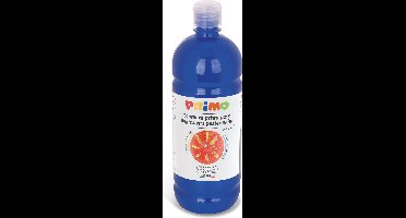 Primo Beginner's kant-en-klare plakkaatverf, 1000 ml flacon met stroomregelkap ultramarijn