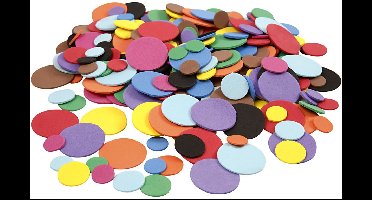 Creativ Company EVA Foam Cirkels 12-32 mm, 2120 stuks