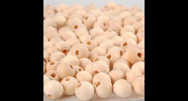 CC Houten Kralen 8 mm 100 stuks