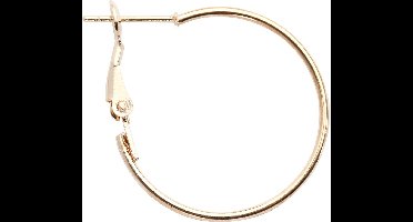 CC Oorbellen 25 mm Verguld 8 stuks