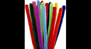 CC Chenilledraad Multigekleurd 15mm 16 stuks