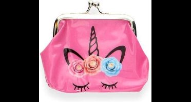 Eenhoorn Knip Beurs Portemonnee | Unicorn | Roze