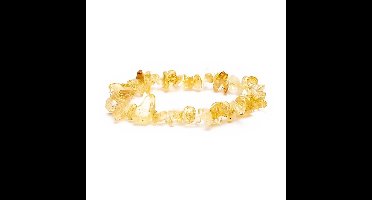 Armband - Citrien - Sierraad - Edelsteen - Cadeau - Gift - Optimistisch - Geel - Oranje - Transparant