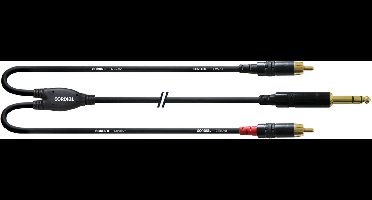 Cordial Insertkabel Cinch 0,9m Rean stekker CFY 0.9 VCC - Insert kabel