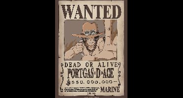 Poster One Piece - Wanted Ace 38x52cm