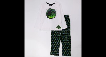 Jurassic World Dino Pyjama - Wit multi. Maat 104 cm / 4 jaar