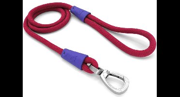 Morso - Hondenriem - Regular Rope - Gerecycled - Red Velvet Rood - 120X1 cm