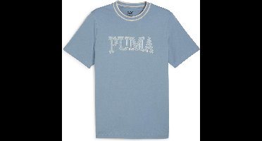 PUMA PUMA SQUAD Big Graphic Tee Heren T-shirt - Zen Blue