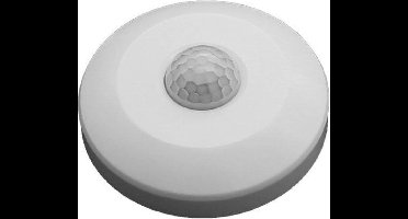 Witte Infrarood Bewegingssensor 360° Opbouw - Kunststof - Wit - SILUMEN