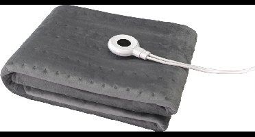 Cresta KTS720 Elektrische Warmte Deken - Zacht Cosy fleece - Met Timer - Grijs