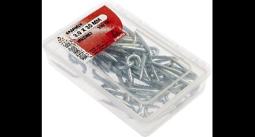 Deltafix krammen verzinkt 3.0 x 30 mm 200 gr.