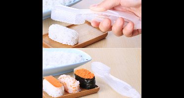 New Age Devi - Sushi Maker - Sushi Vormer - Nigiri Maker - Sushimaker - Sushi Scoop - Sushi Schep - Transparant⁠ - Nigiri Maker