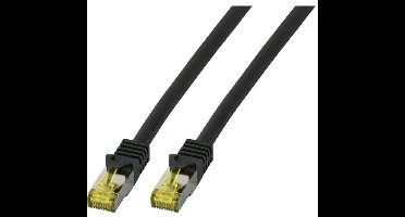 CAT6a sFTP kabel 10 meter Zwart