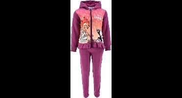 Disney Set / Huispak / Joggingpak - Bambi en Stampertje - Paars - Maat 104 (tot 4 jaar)