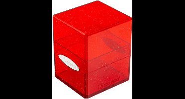 Ultra Pro Satin Cube Glitter Red Deck Box