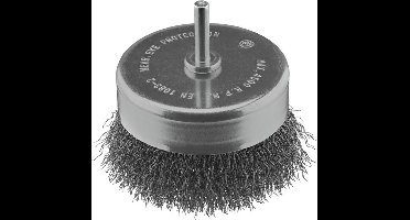 IRWIN Komstaaldraadborstel (boormachine) voor metaal, beton - grof, diameter 80mm.