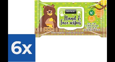 Sence Reinigingsdoekjes Gezicht & Handen 40 stuks - Voordeelverpakking 6 stuks