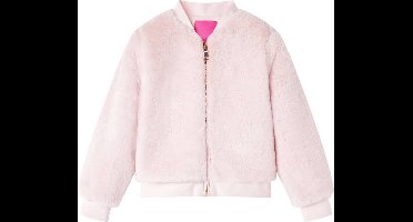 vidaXL - Kinderjas - 116 - kunstvacht - zachtroze