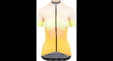 BIORACER VESPER DAMES WIELERSHIRT DORIS DOTS GEEL Maat S