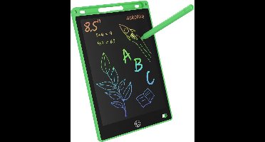 ACROPAQ Tekentablet kinderen – 8,5 inch Groen – LCD tekentablet met kleurenscherm – Kinder tekenbord – Tekenen & kleuren