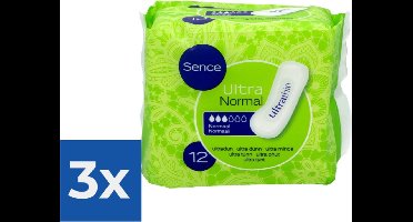 Sence Maandverband Normaal Zonder Vleugels 12 stuks - Voordeelverpakking 3 stuks