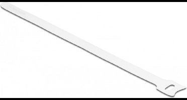 Haak-en-lus kabelbinding l 250 x w 12 mm wit 10 stuks