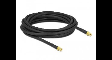 Antennekabel RP-SMA-plug naar RP-SMA-plug LMR/CFD300 5 m laag verlies
