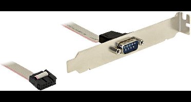 Delock Slotblech - Seriell 1xPort mit Interfacekabel ca.25cm