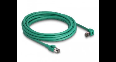 RJ45 Kabel Profinet SF/UTP 90 ° Angleed 5 M Green