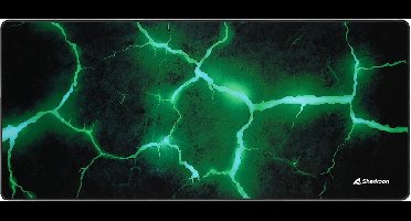 Gaming mat Sharkoon SKILLER SGP30 Zwart Zwart/Groen
