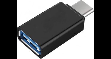 LuxeBass OTG USB Type C 3.1 Data connector USB 3.0 vrouwelijk Metaal voor Telefoons Smartphones Tablets - zwart