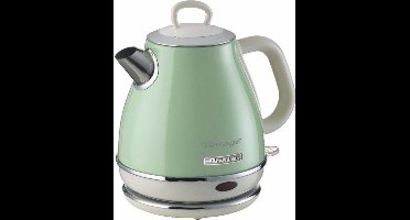 Ariete 2868/04 - Vintage waterkoker - 1 liter inhoud - 1630 Watt - draadloos - Groen