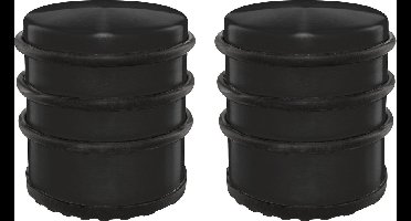 Protect-it Deurstopper/deurbuffer - 2x - D77 x H70mm - 1,15kg - RVS - premium - zonder montage