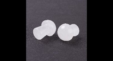 Massage Paddestoeltjes edelsteen 20mm Bergkristal 3 stuks