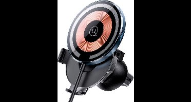 Usams Wireless Car Charger/Holder 15W (MagSafe Compatible) - Zwart