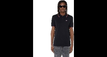 Diesel Smith Korte Mouw Poloshirt Zwart M Man