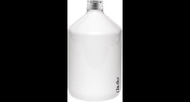 Lege Plastic Fles Apothekersfles 500 ml PET - Wit - met aluminium dop - set van 10 stuks - navulbaar - leeg