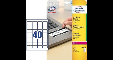 Avery L6145-20 printeretiket