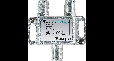 BAB 1-06P - Cable splitter - 5 - 1218 MHz - Gray - A - 6 dB - F