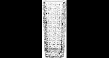 Gerimport Bloemenvaasje - voor kleine stelen/boeketten - helder glas - 6 x 15 cm