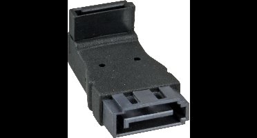 SATA data adapter - haaks naar boven - SATA600 - 6 Gbit/s / zwart
