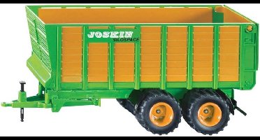 SIKU 2873, Silagewagen, 1:32, metaal/kunststof, oranje/groen, bewegende delen