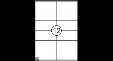 Etiket Quantore 105X48mm 1200St