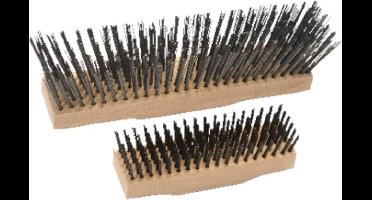 Staaldraadbezem 30cm 6x20 Rij