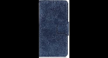 Shop4 - Geschikt voor Xiaomi Redmi Note 10 5G Hoesje - Wallet Case Cabello Blauw