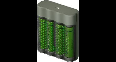 GP Recyko M451 Batterijlader + 4x AA 2600mAh