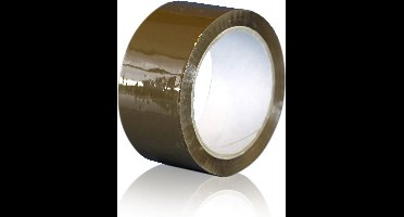 Stokvis Plakband 50mm x 66M Bruin