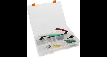 Whadda Soldeerkit, DIY, starterskit, kersteditie, theelichtje en kerstboom met knipperende LEDs