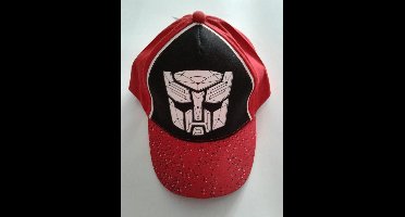 Transformers pet/cap rood maat 52