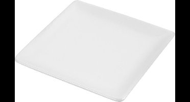 Creotime Vierkante Borden 10 Stuks 12,5 X 12,5 Cm Wit